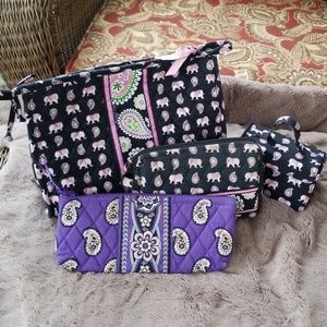 Vera Bradley travel set
